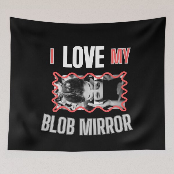 Item preview, blob mirror designed and sold by lilolighthouse.