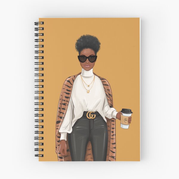 Item preview, Black Woman with a dark coffee designed and sold by melaninblack.