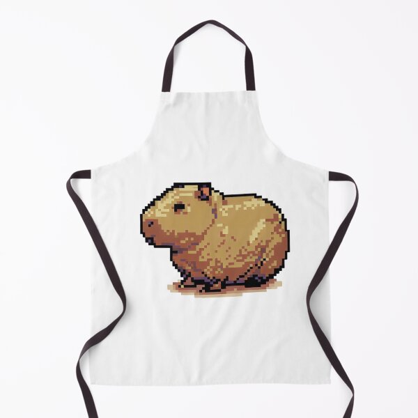 Item preview, Chubby Capybara in pixel art designed and sold by GroundhogMs.