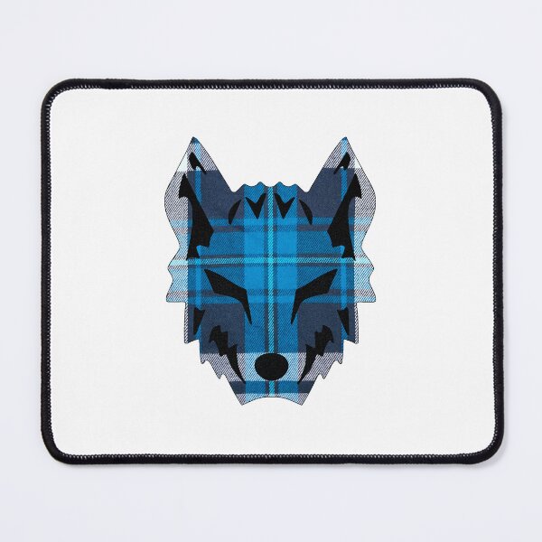 Item preview, Wolf Clan Insignia - Finnish Blue Plaid designed and sold by BlauesSternWolf.