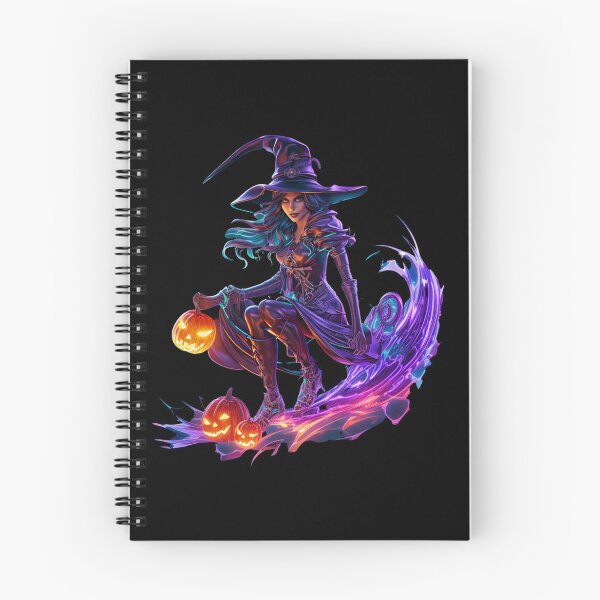 Item preview, Halloween Witch on Broomstick | Halloween Pumpkin Witch designed and sold by CoolHippoQuotes.