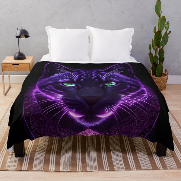 Item preview, nocturnal black cat designed and sold by ArtByte-Studio.