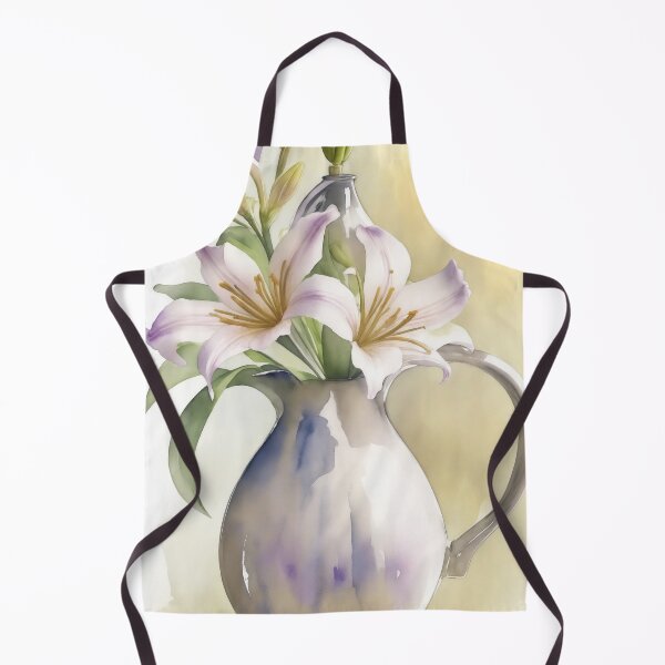 Item preview, Watercolour Jug Of Lillys, Botanical Flowers Painting designed and sold by RossWilson12.