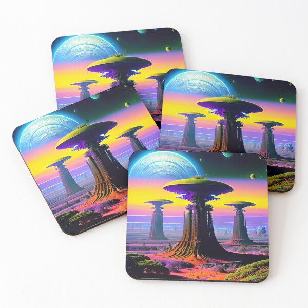 Item preview, Psychedelic Cyberpunk Alien Dreamscapes 110 designed and sold by Benito Del Ray.