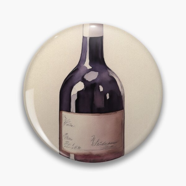 Item preview, Vintage Watercolour Wine Bottle designed and sold by RossWilson12.