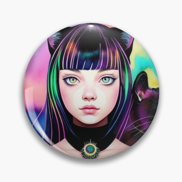 Item preview, Girl with cat designed and sold by Roxburylane.