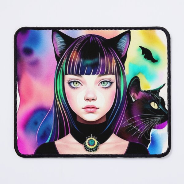 Item preview, Girl with cat designed and sold by Roxburylane.