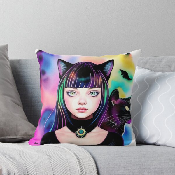 Item preview, Girl with cat designed and sold by Roxburylane.
