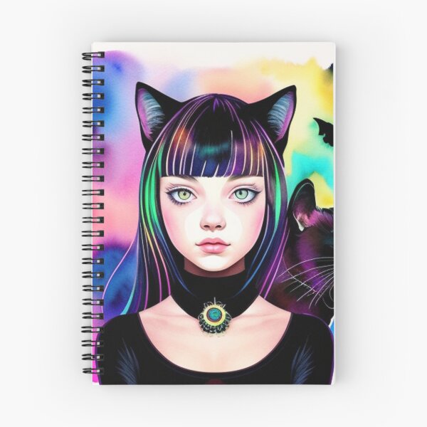 Item preview, Girl with cat designed and sold by Roxburylane.