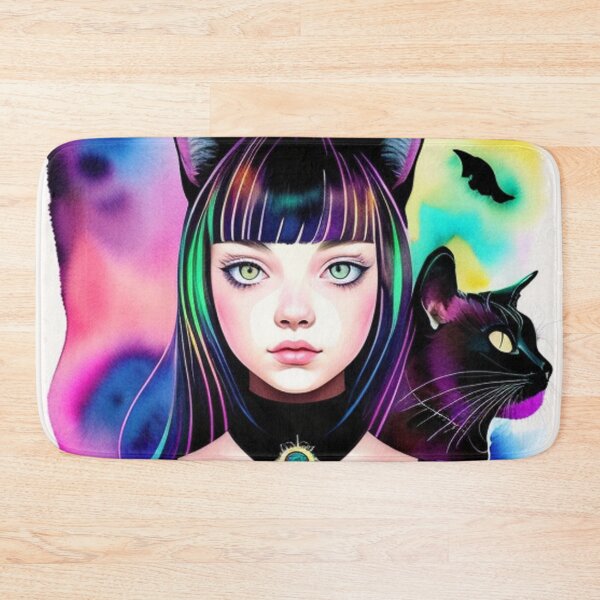 Item preview, Girl with cat designed and sold by Roxburylane.