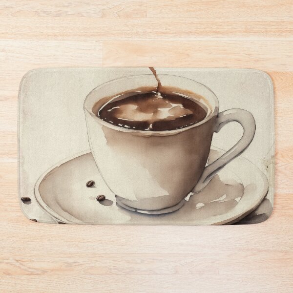 Item preview, Vintage Watercolour Coffee Cup Painting designed and sold by RossWilson12.