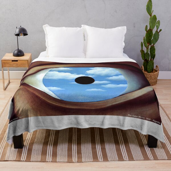 Item preview, rené magritte Merging Lightness and Symbolism art and gift for sales designed and sold by EditorArt.