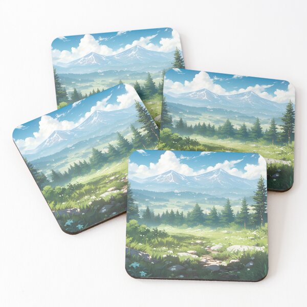 Item preview, Enchanting Landscape: Snow-capped Mountains and Lush Forest designed and sold by Wylveragon.