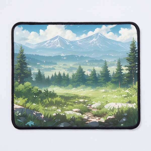 Item preview, Enchanting Landscape: Snow-capped Mountains and Lush Forest designed and sold by Wylveragon.