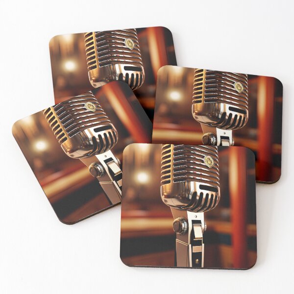 Item preview, 1980 a retro microphone close up designed and sold by Gabi.Media.