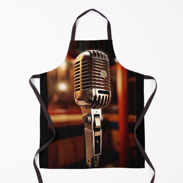 Item preview, 1980 a retro microphone close up designed and sold by Gabi.Media.