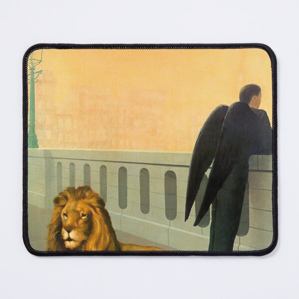 Item preview, rené magritte Merging Lightness and Symbolism art and gift for sales designed and sold by EditorArt.