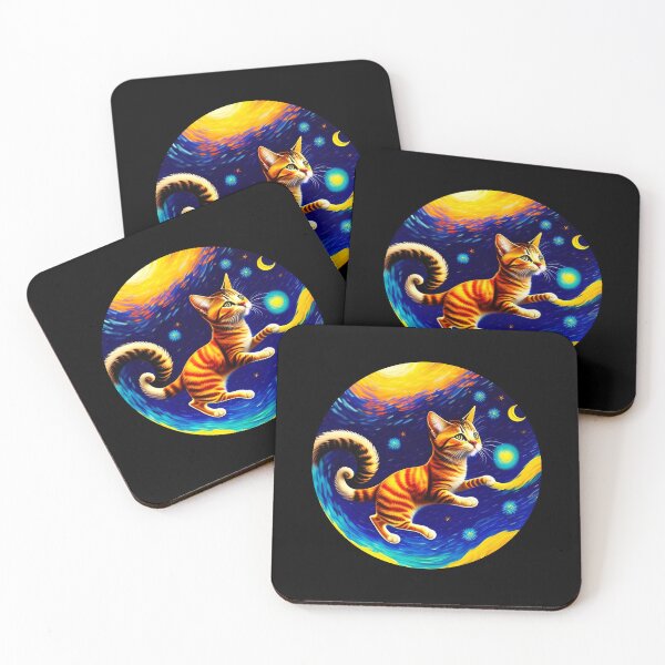 Item preview,   Van gogh Style Cat  designed and sold by Vangoholic.