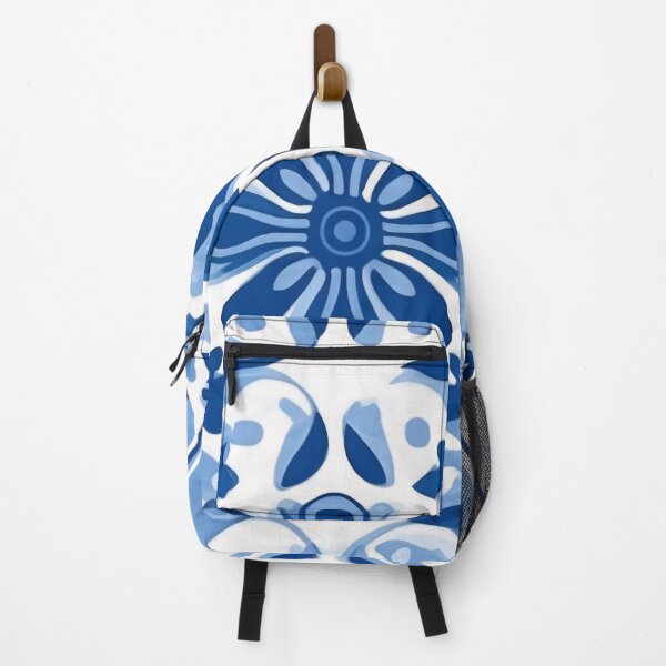 Item preview, Mexican Delight Pattern | Blue and White Patterned Tiles with Intricate Designs designed and sold by MetroEnvision.