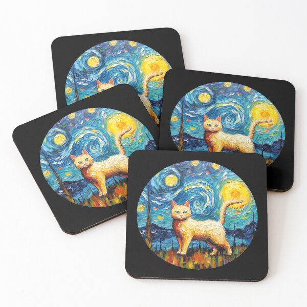 Aperçu de l'œuvre Vincent van gogh Tableau Chat créée et vendue par Vangoholic.