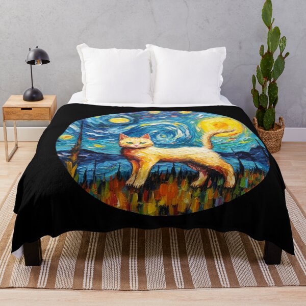 Item preview, Vincent Van gogh Cat Painting designed and sold by Vangoholic.