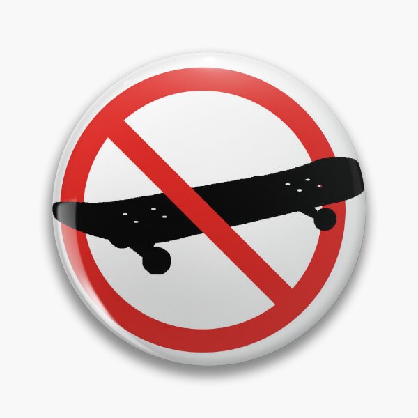 Item preview, No Skateboarding designed and sold by WhiteShirtGuy.