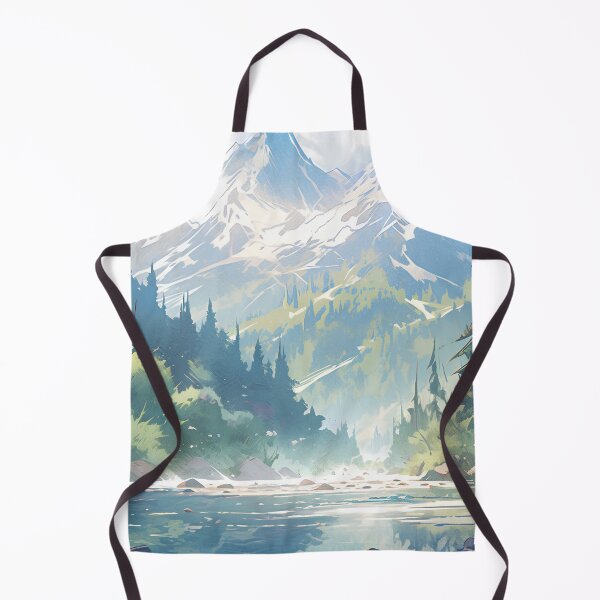 Item preview, Enchanting Landscape: Snow-capped Mountains, Lush Forest, and Crystal Clear Water designed and sold by Wylveragon.