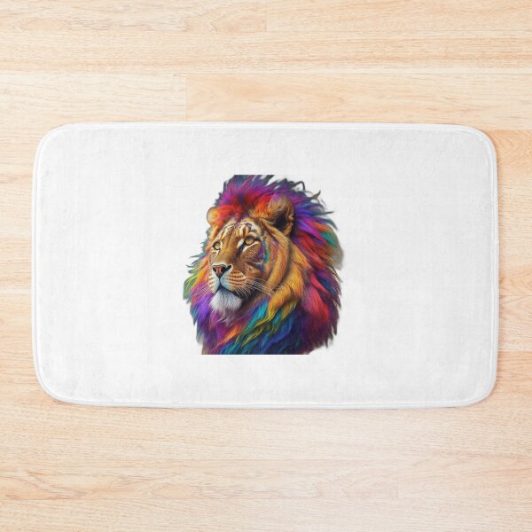 Item preview, full color lion designed and sold by miguelan.