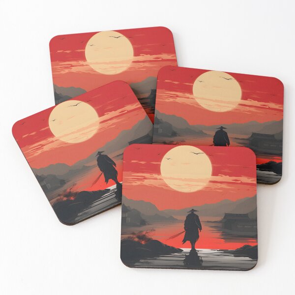 Item preview, Samurai at Sunset: Embracing the Spirit of the Warrior designed and sold by samuelpinzon.