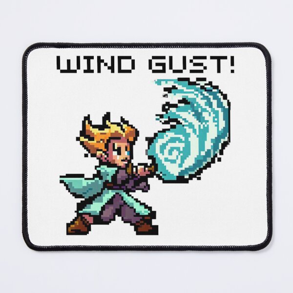 Item preview, Wind mage pixel art designed and sold by PexelBoi.