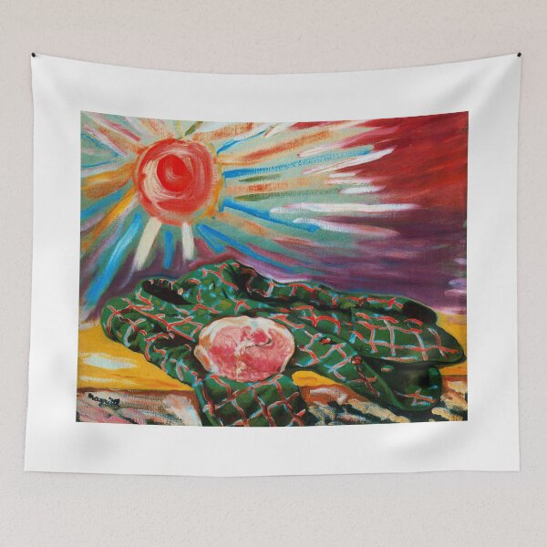 Item preview, rené magritte Merging Lightness and Symbolism art and gift for sales designed and sold by EditorArt.