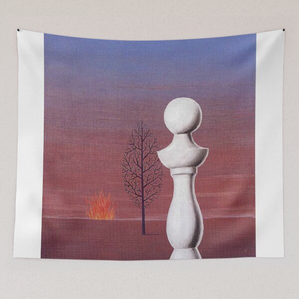 Item preview, rené magritte Merging Lightness and Symbolism art and gift for sales designed and sold by EditorArt.