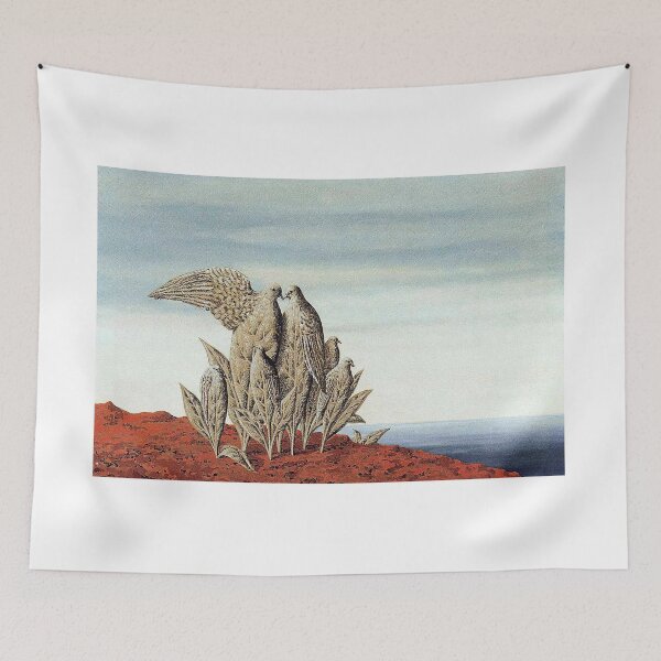 Item preview, rené magritte Merging Lightness and Symbolism art and gift for sales designed and sold by EditorArt.
