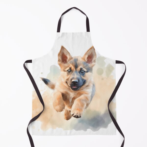 Item preview, German Shepherd Puppy-Watercolor designed and sold by Jdelgado813.