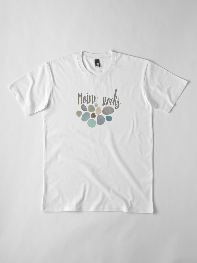 Alternate view of Maine Rocks Premium T-Shirt