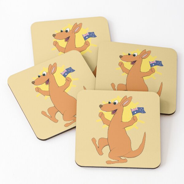 Item preview, Australia Pride Love - Australian Animals Happy Kangaroo designed and sold by ViewerEqualsPhoton.