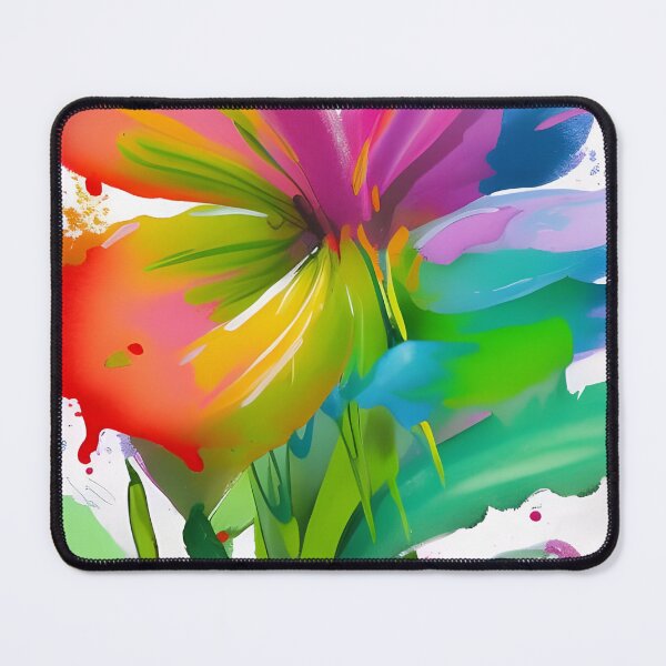 Item preview, Colorful flower alcool ink designed and sold by Jessysparkly.