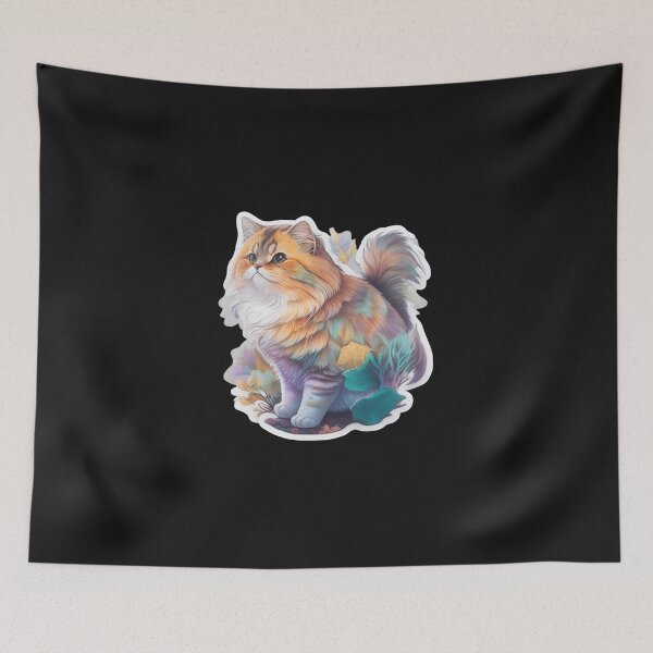 Item preview, Norwegian Forest Cat (Sticker and Print Out) designed and sold by Sir Elgin Ortiz.