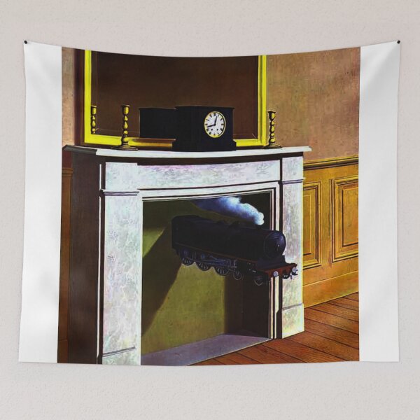 Item preview, rené magritte Merging Lightness and Symbolism art and gift for sales designed and sold by EditorArt.