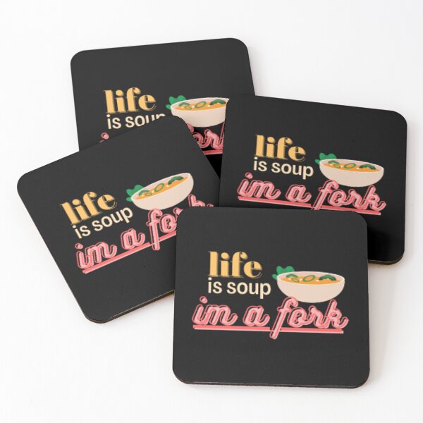 Item preview, Life Is Soup i'm a fork pussom world designed and sold by designatmospher.
