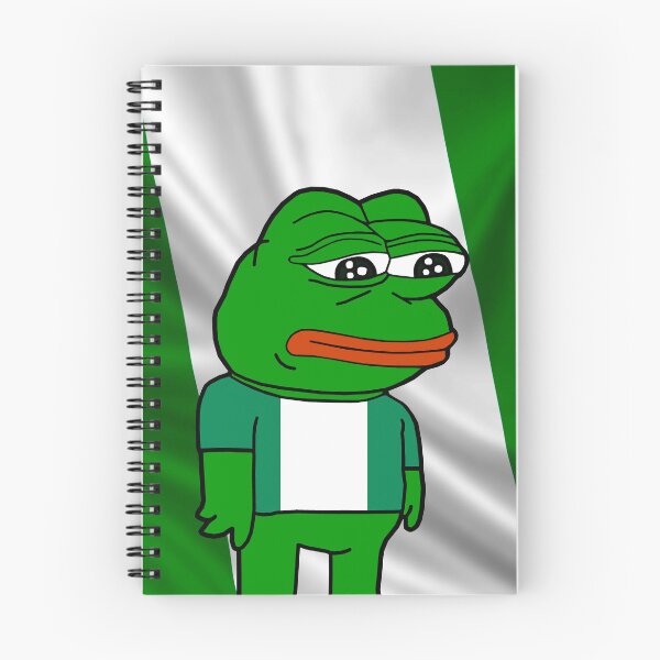 Item preview, Sad Nigerian Pepe designed and sold by Slav-Art.