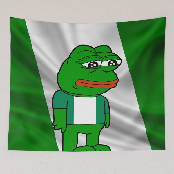Item preview, Sad Nigerian Pepe designed and sold by Slav-Art.