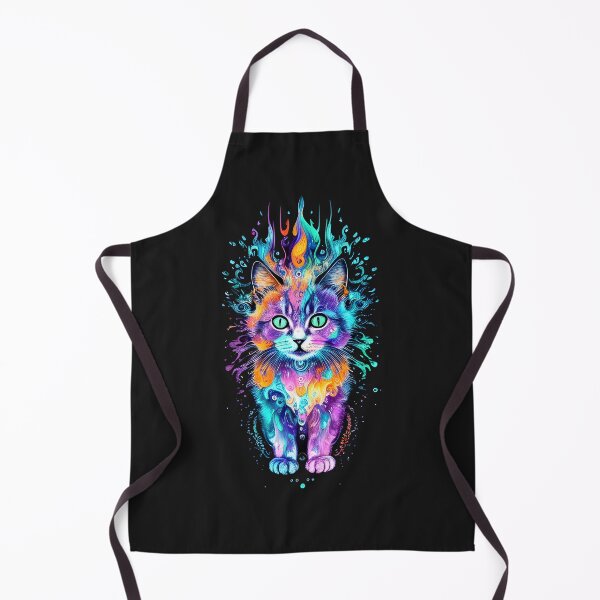 Item preview, Cat design with water and fire, ice effects designed and sold by Art-Filter.
