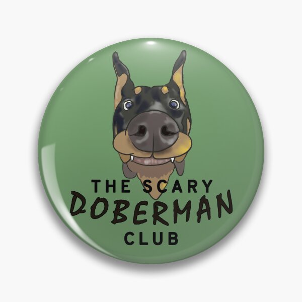 Item preview, Scary Doberman Club Drawing II - Funny Dogs designed and sold by ViewerEqualsPhoton.