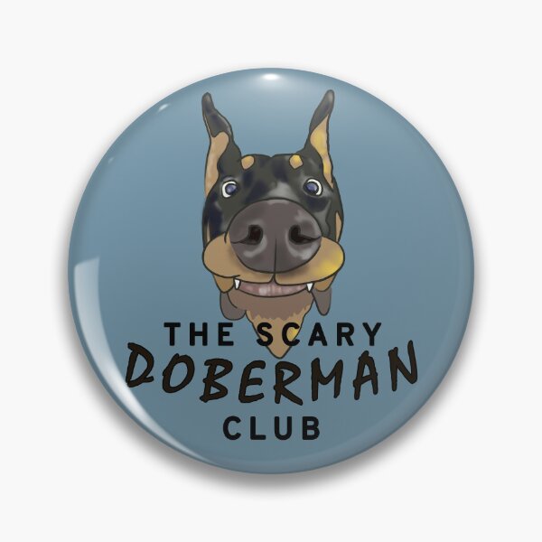 Item preview, Scary Doberman Club Drawing II - Funny Dogs designed and sold by ViewerEqualsPhoton.