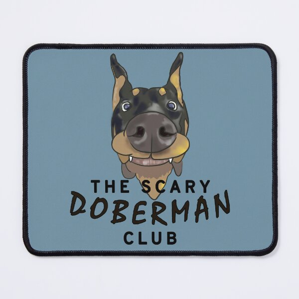 Item preview, Scary Doberman Club Drawing II - Funny Dogs designed and sold by ViewerEqualsPhoton.