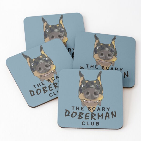 Item preview, Scary Doberman Club Drawing II - Funny Dogs designed and sold by ViewerEqualsPhoton.