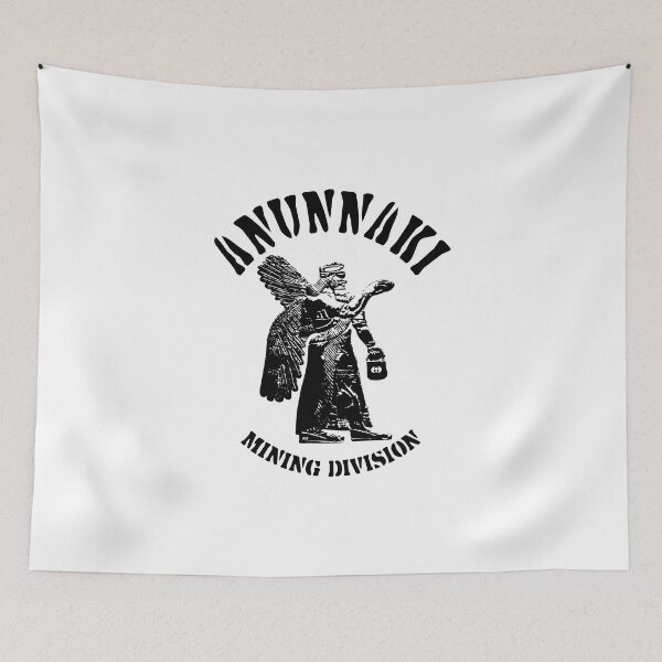 Item preview, ANUNNAKI. MINING DIVISION. BLACK/WHITE. designed and sold by 5hertz.