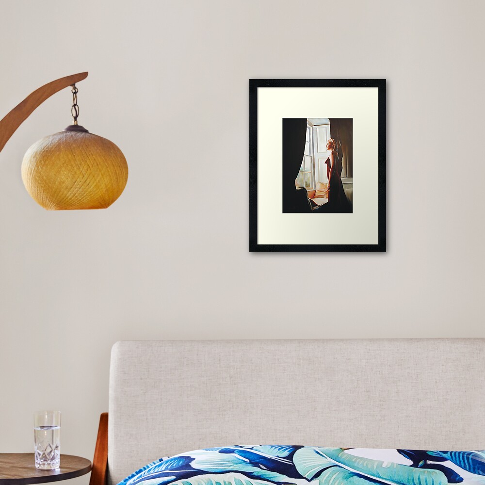 Await Framed Art Print