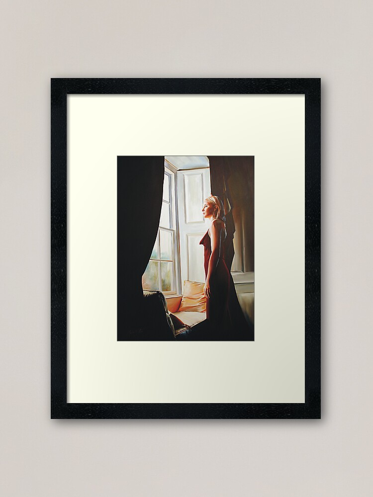 Alternate view of Await Framed Art Print